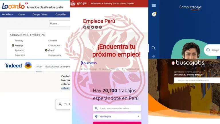 portales de empleo peru